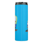 Bouteilles Isothermes Caricature de camion de glace joli (Dos)