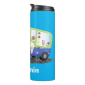 Bouteilles Isothermes Caricature de camion de glace joli (Tourné sur la droite)