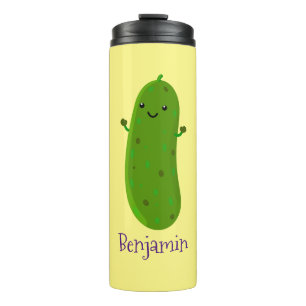 Bouteilles Isothermes Caricature de cornichon joyeux