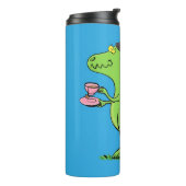 Bouteilles Isothermes Caricature de dinosaure vert t rex (Tourné sur la gauche)