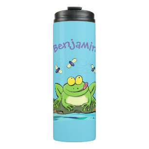 Bouteilles Isothermes Caricature de grenouille vert mignon