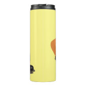 Bouteilles Isothermes Caricature de la pelle orange (Dos)