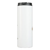 Bouteilles Isothermes Caricature de lézard à col frisé orange (Dos)