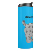 Bouteilles Isothermes Caricature de lynx de lynx de lynx (Tourné sur la gauche)