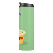 Bouteilles Isothermes Caricature de serpent aux nouilles mignonnes illus (Tourné sur la droite)