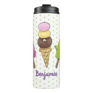 Bouteilles Isothermes Caricature drôles de glace popsicle dessin animé t
