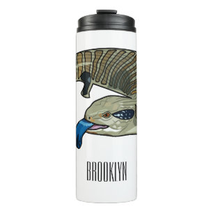 Bouteilles Isothermes Caricature en bleu