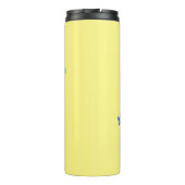 Bouteilles Isothermes Caricature en carton de lait joyeux (Dos)