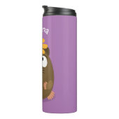 Bouteilles Isothermes Caricature joyeuse de cobaye mignonne (Tourné sur la droite)