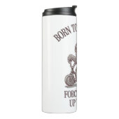 Bouteilles Isothermes Caricature moto Lazy Sloth Retro (Tourné sur la gauche)