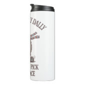 Bouteilles Isothermes Caricature moto Lazy Sloth Retro (Tourné sur la droite)