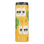 Bouteilles Isothermes Caricature sans joint llama et motif de cactus en  (Dos)