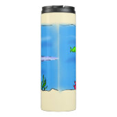 Bouteilles Isothermes Caricature sous-marine joyeuse (Dos)