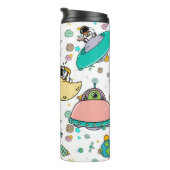 Bouteilles Isothermes Caricature spatiale astronaute (Tourné sur la droite)