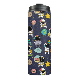 Bouteilles Isothermes Caricature spatiale astronaute