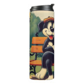 Bouteilles Isothermes Caricature vintage pour chien/chat (Tourné sur la gauche)