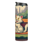 Bouteilles Isothermes Caricature vintage pour chien/chat (Tourné sur la droite)