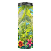 Bouteilles Isothermes Caricature Whimsical Cute Green Dragon (Dos)