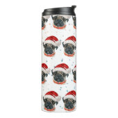 Bouteilles Isothermes Carlin Chien race Étoiles de Noël (Tourné sur la gauche)