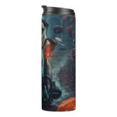 Bouteilles Isothermes Carlin équitation moto Halloween effroi (Tourné sur la droite)