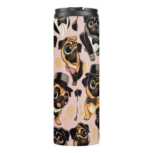 Bouteilles Isothermes Carlin sans couture Retro (Dos)