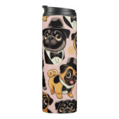 Bouteilles Isothermes Carlin sans couture Retro (Tourné sur la droite)