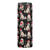 Bouteilles Isothermes Carlins en Santa Hats Motif de Noël (Dos)