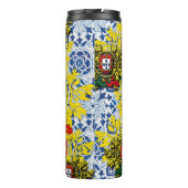 Bouteilles Isothermes Carreaux bleu portugais (Dos)