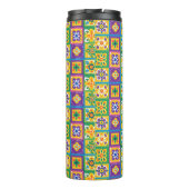 Bouteilles Isothermes Carreaux colorés (Dos)