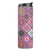 Bouteilles Isothermes Carreaux de Mandala marocains (Tourné sur la gauche)