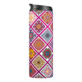 Bouteilles Isothermes Carreaux de Mandala marocains (Tourné sur la droite)