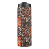 Bouteilles Isothermes Carreaux de tangerine (Devant)