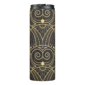 Bouteilles Isothermes Carreaux géométriques Art Déco Luxe. (Dos)