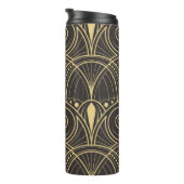 Bouteilles Isothermes Carreaux géométriques Art Déco Luxe. (Tourné sur la droite)