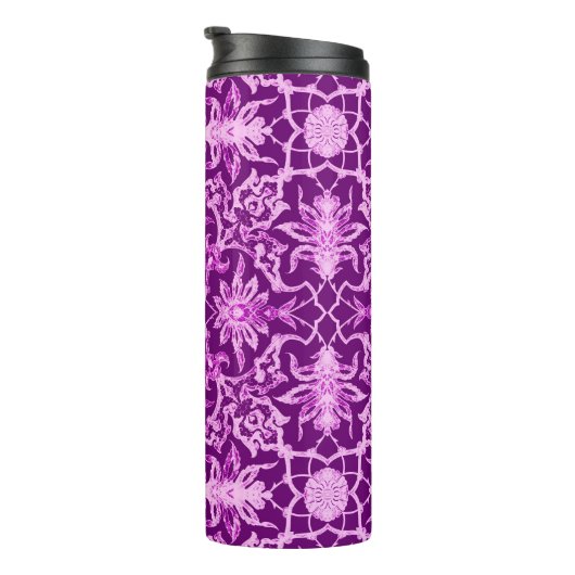 Bouteilles Isothermes Carrelage chinois Art Nouveau, Améthyste violet (Tourné sur la droite)