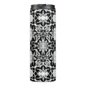 Bouteilles Isothermes Carrelage chinois Art nouveau, noir et blanc (Dos)