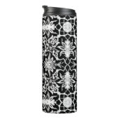 Bouteilles Isothermes Carrelage chinois Art nouveau, noir et blanc (Tourné sur la droite)