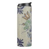 Bouteilles Isothermes Carrelage Delft Antique Pot de Fleur Céramique (Tourné sur la gauche)