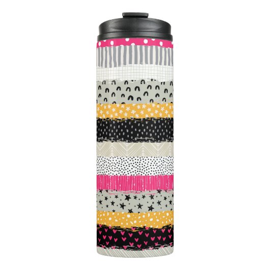 Bouteilles Isothermes Carrelage en Patchwork : Conception Versatile Sans (Devant)