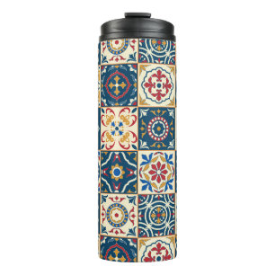 Bouteilles Isothermes Carrelage marocain coloré, magnifique motif sans s