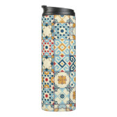 Bouteilles Isothermes Carrelage marocain, motif sans couture colorée. (Tourné sur la droite)