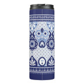 Bouteilles Isothermes Carrelage Monogram Blue and White Mexican Talavera (Dos)