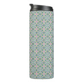Bouteilles Isothermes Carrelage rose et bleu (Tourné sur la droite)