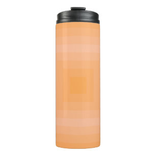 Bouteilles Isothermes Carrés de pêche orange flou