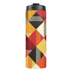 Bouteilles Isothermes Carrés vintages : Simple Striped Sans Couture.