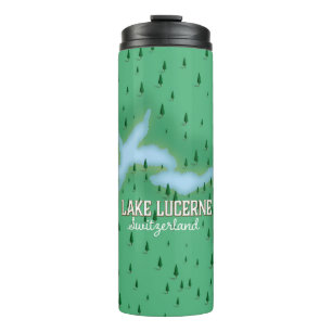 Bouteilles Isothermes Carte d'affiche de voyage de la Suisse de luzerne