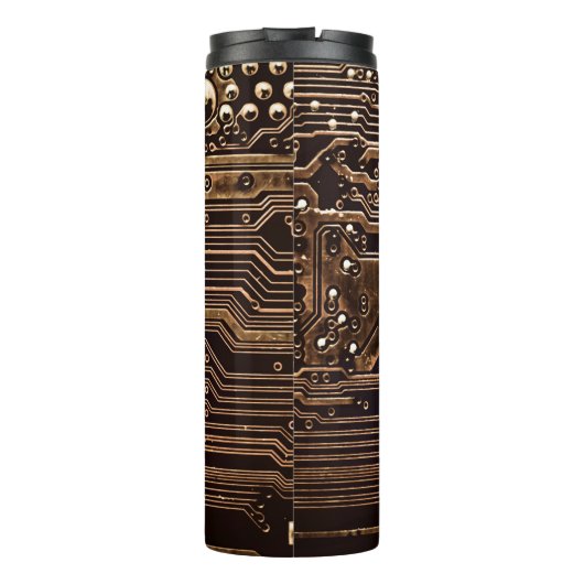 Bouteilles Isothermes Carte de circuit en or. Matériel informatique élec (Dos)