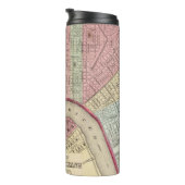 Bouteilles Isothermes Carte de la Nouvelle-Orléans par Mitchell (Tourné sur la droite)