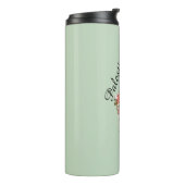 Bouteilles Isothermes Carte de la Palestine (Palestine) | Floral |Paruli (Tourné sur la gauche)