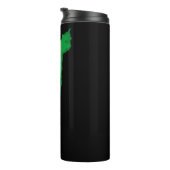 Bouteilles Isothermes Carte de Palestine Watermelon Symbole de la libert (Tourné sur la droite)